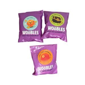 *Sealed* The Woobles Tiny Treasure Chest, Lion, and Firefighter Hat (Bundle)